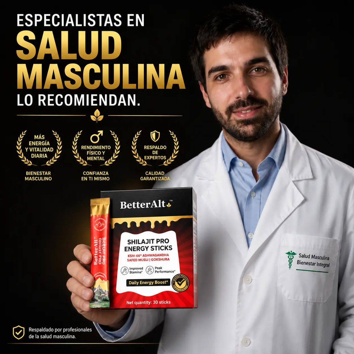 BetterAlt Shilajit Pro: Resultados desde la primera semana